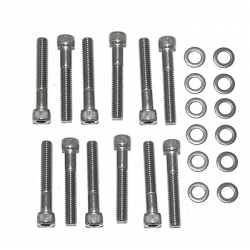 1965-73 INTAKE MANIFOLD DRESS-UP BOLTS, ALLEN HEAD, PACKAGE OF 12